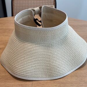 Chic Beige Sun Visor Hat